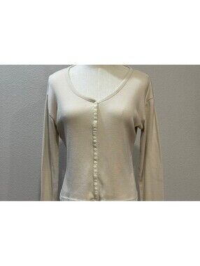 Y2K One Step Up  Cream Women's Regular M long sleeve t-shirt